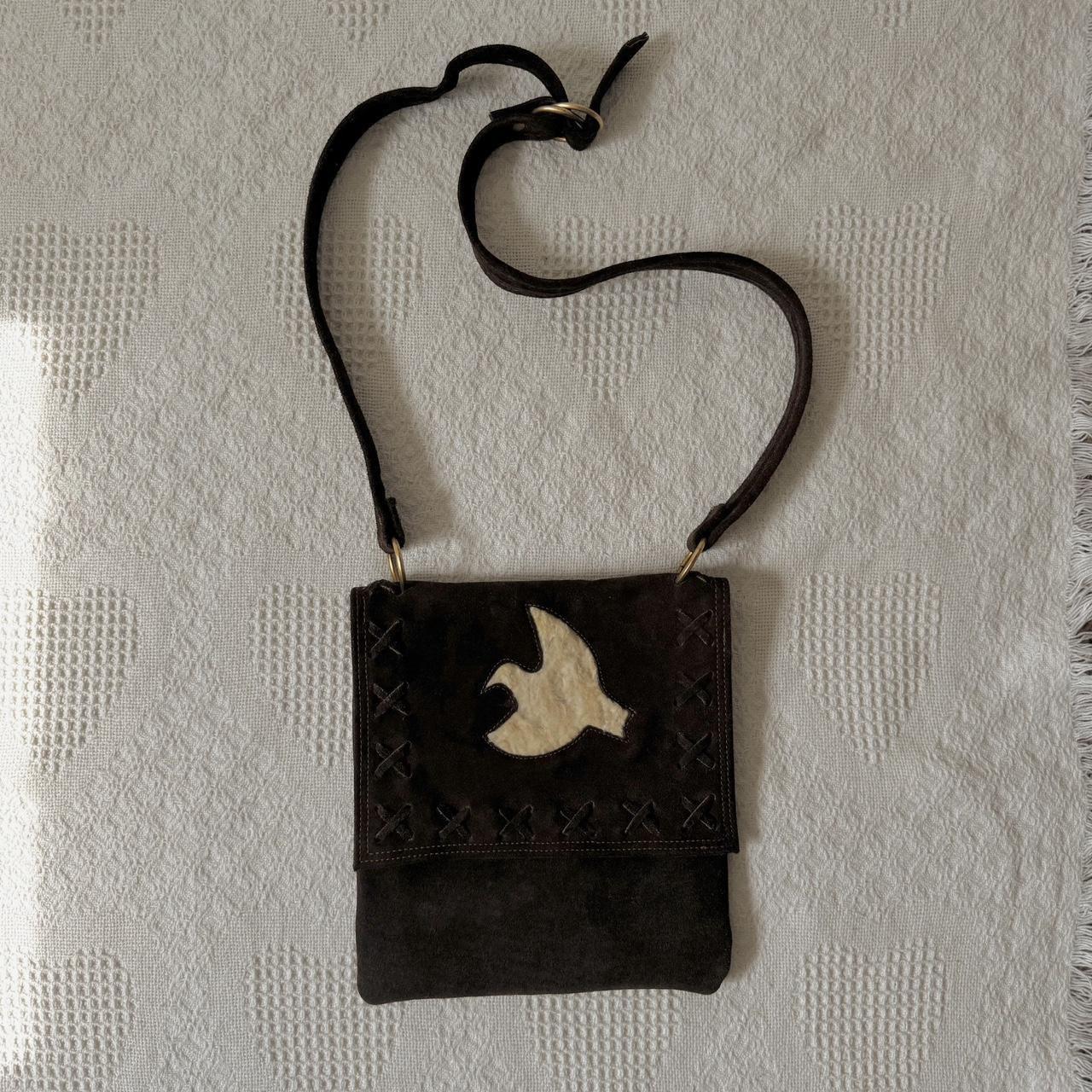 Dove leather bag