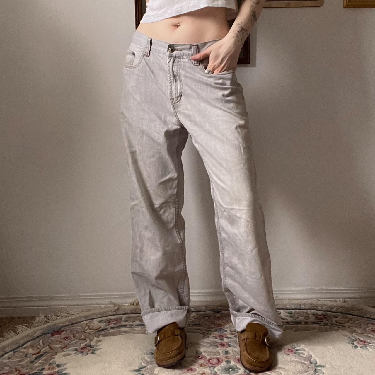 90s grey baggy jeans (33")