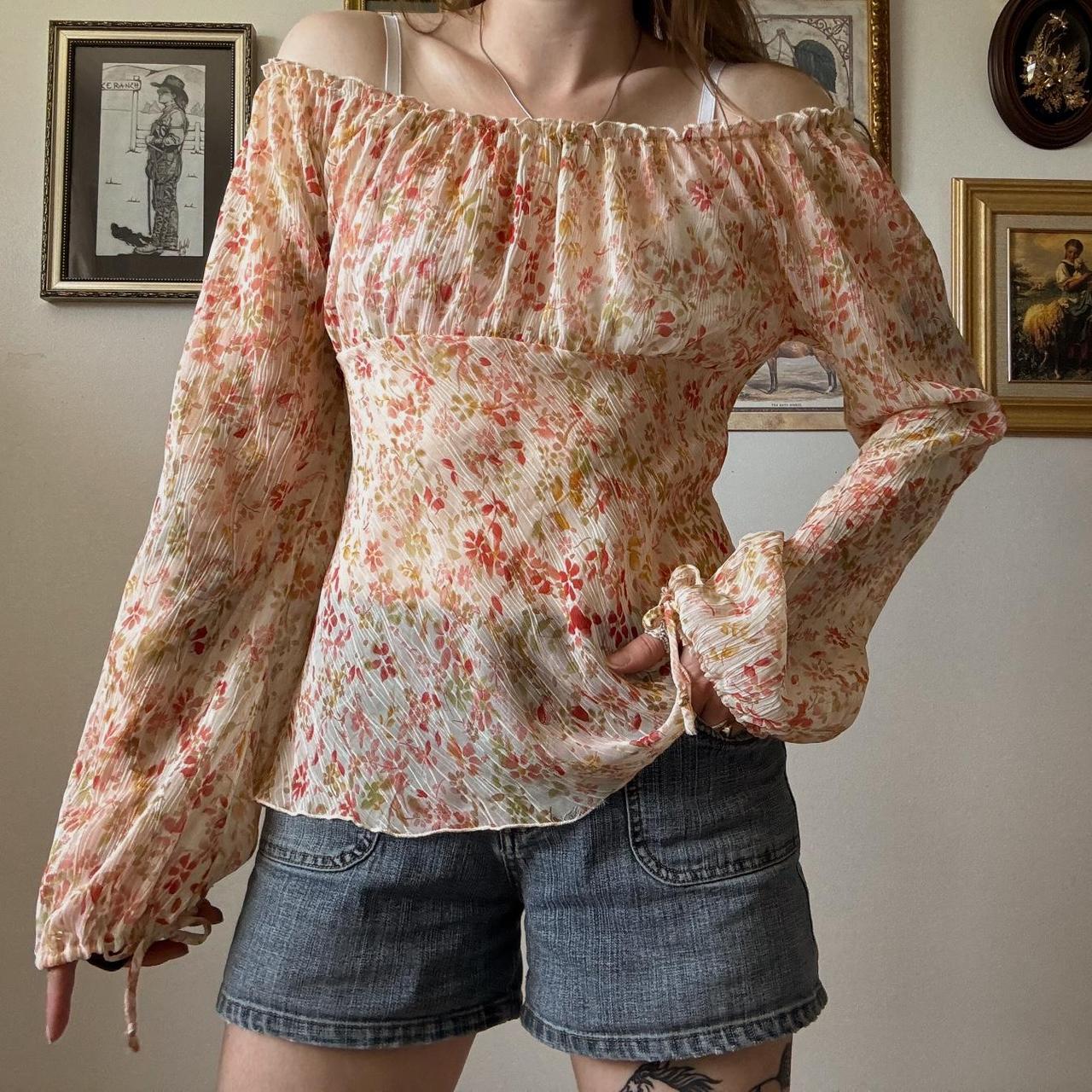 Fairy floral blouse (M)