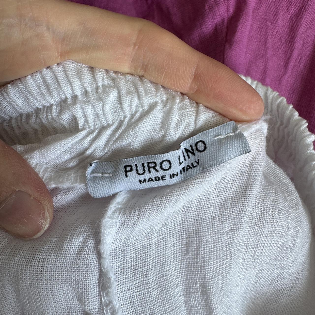 Wide leg linen pants (M/L)