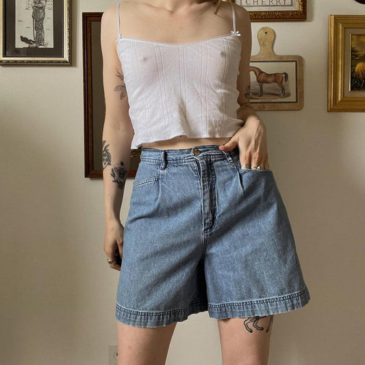 90s denim shorts (28")