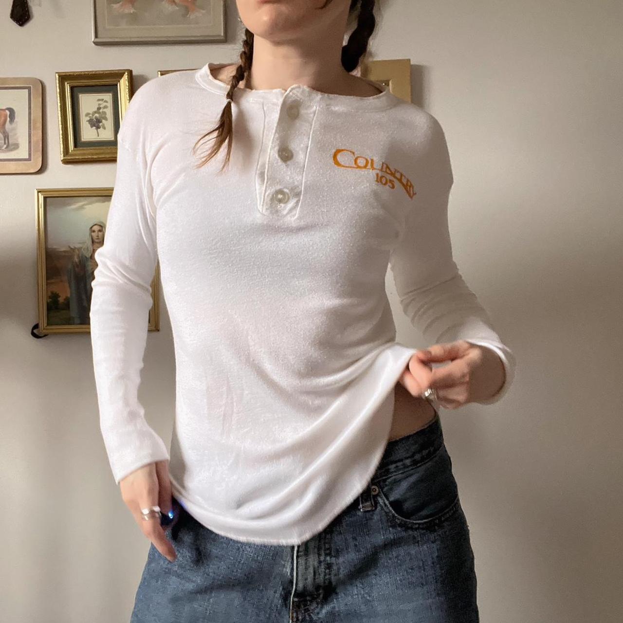 Vintage slouchy henley (S)