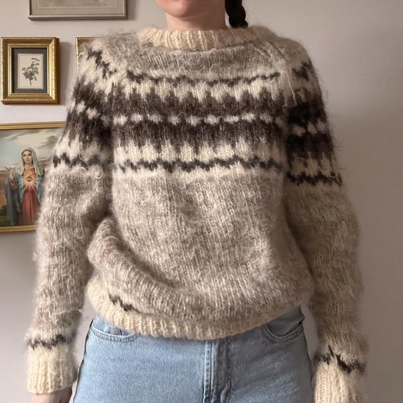 Chunky wool sweater (M)