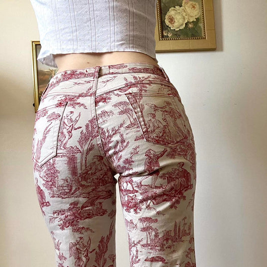 Angelic printed capris (S)