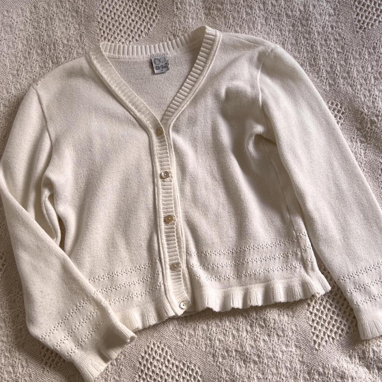 White filly knit cardigan (XS/S)