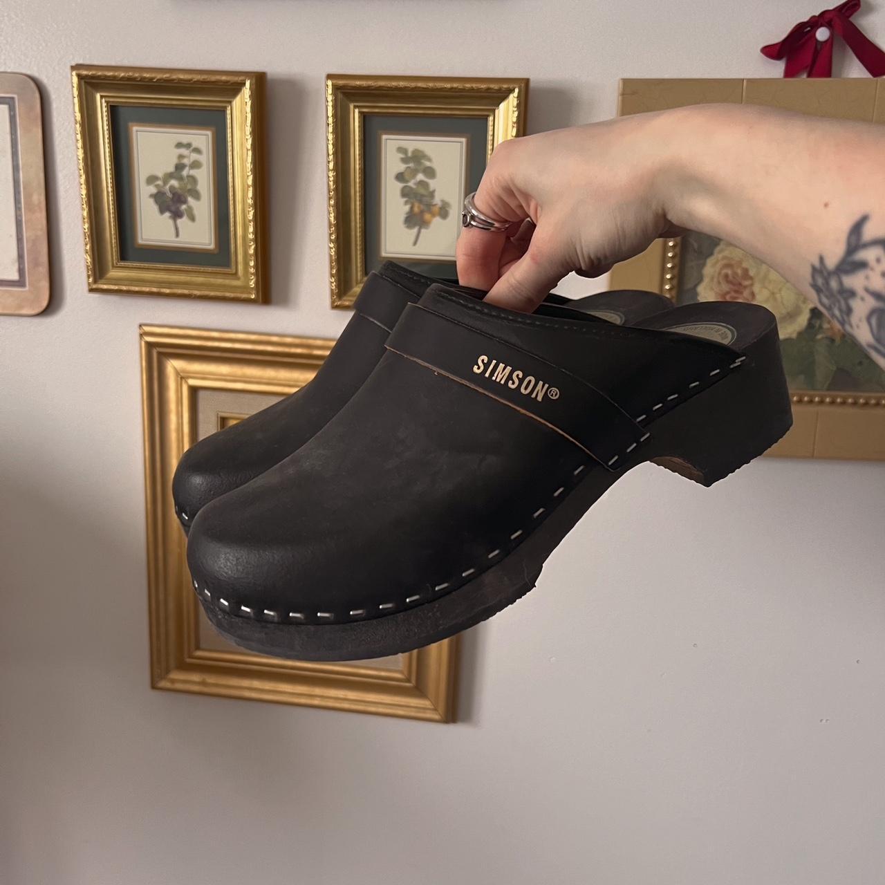 Black swedish clogs (41)