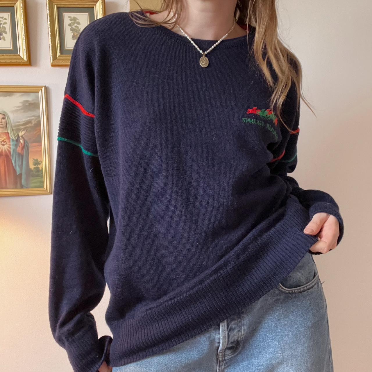 90s baggy knit sweater (M)