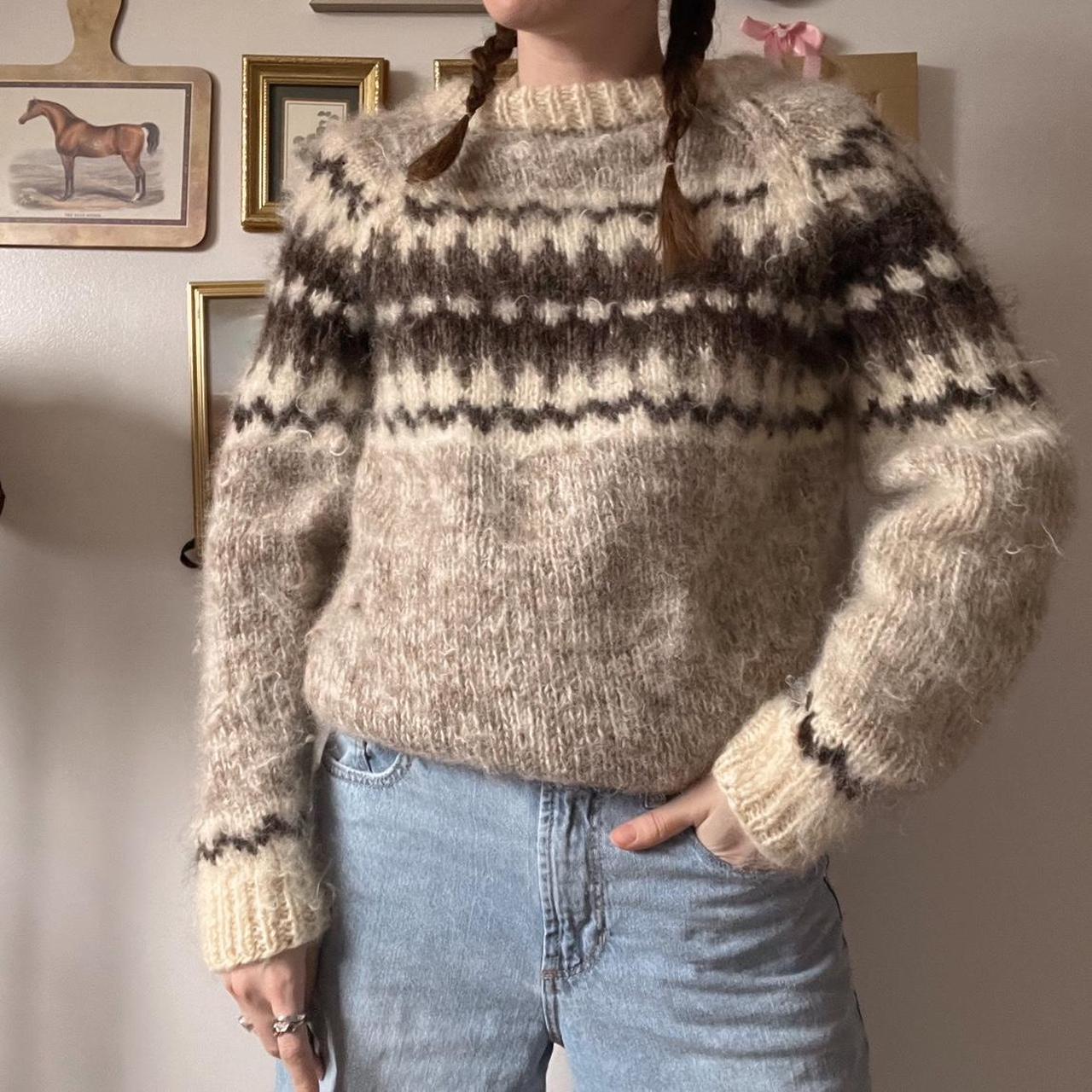 Chunky wool sweater (M)