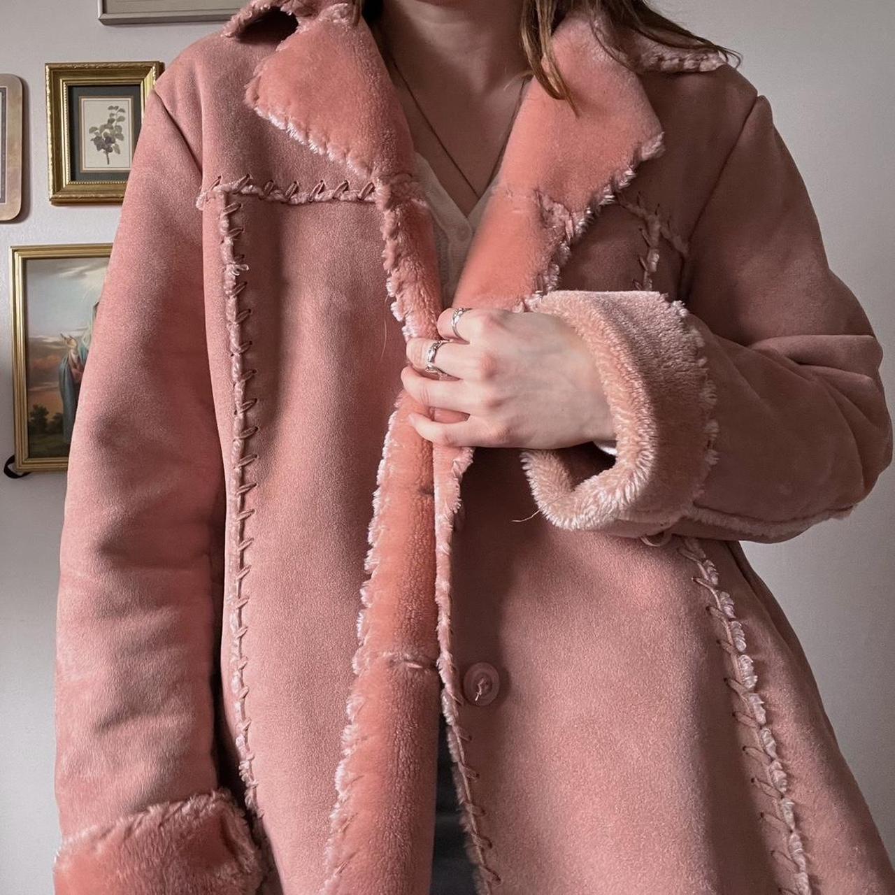 Cozy dusky pink jacket (XL)