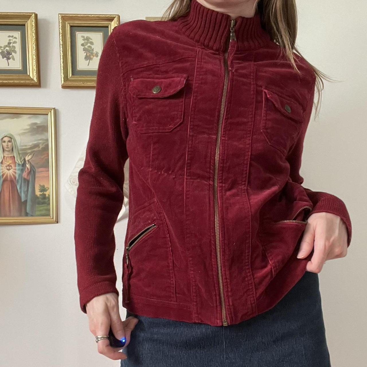 Cherry red jacket (S/M)