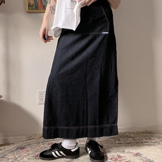 Denim maxi skirt (S/M)