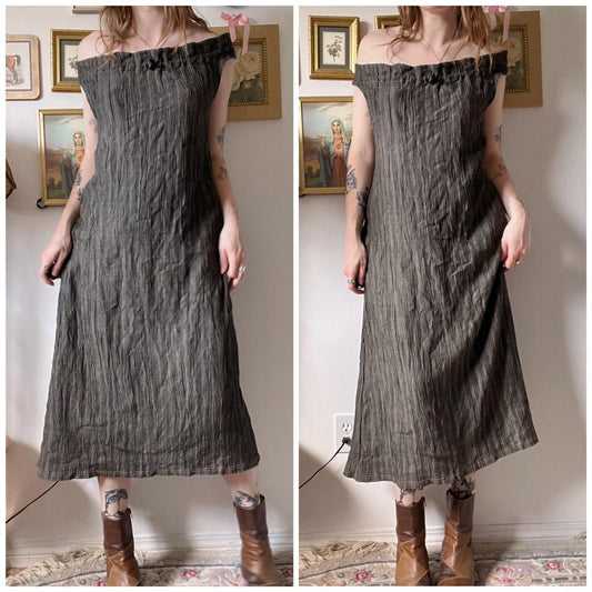 Dark grunge midi dress (S/M)