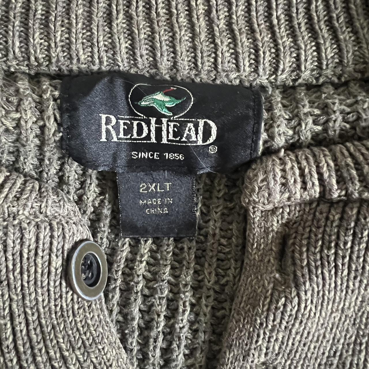 Oversized dark green knit (XXL)