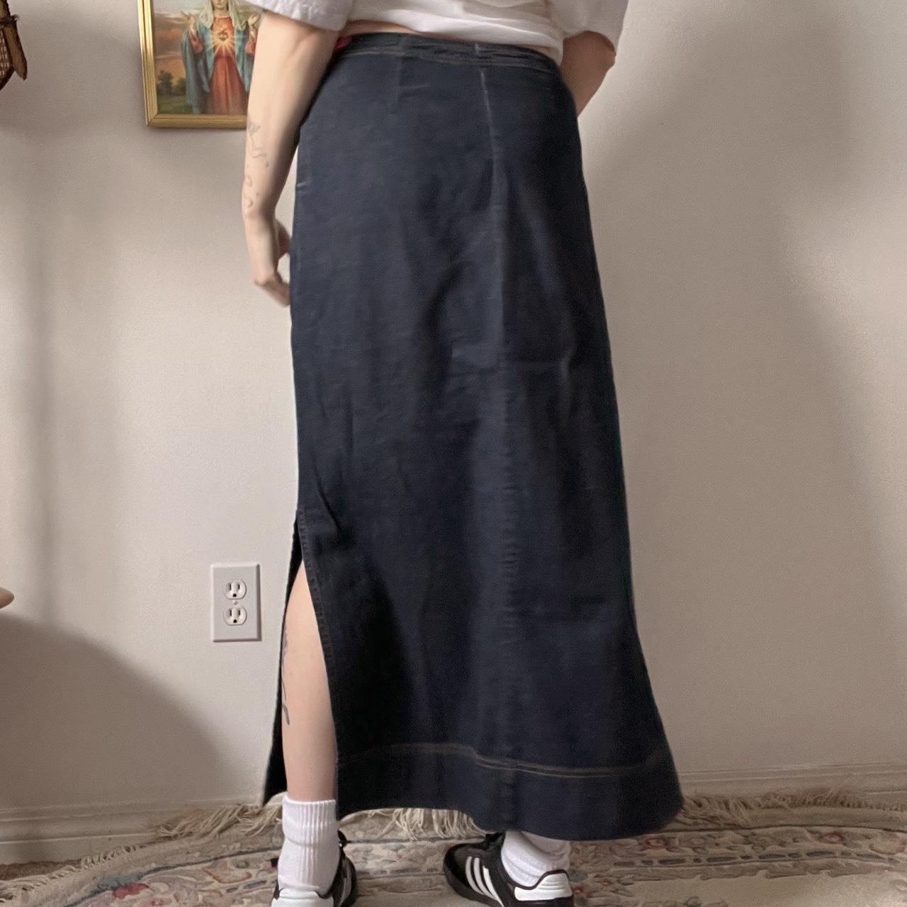 Denim maxi skirt (S/M)