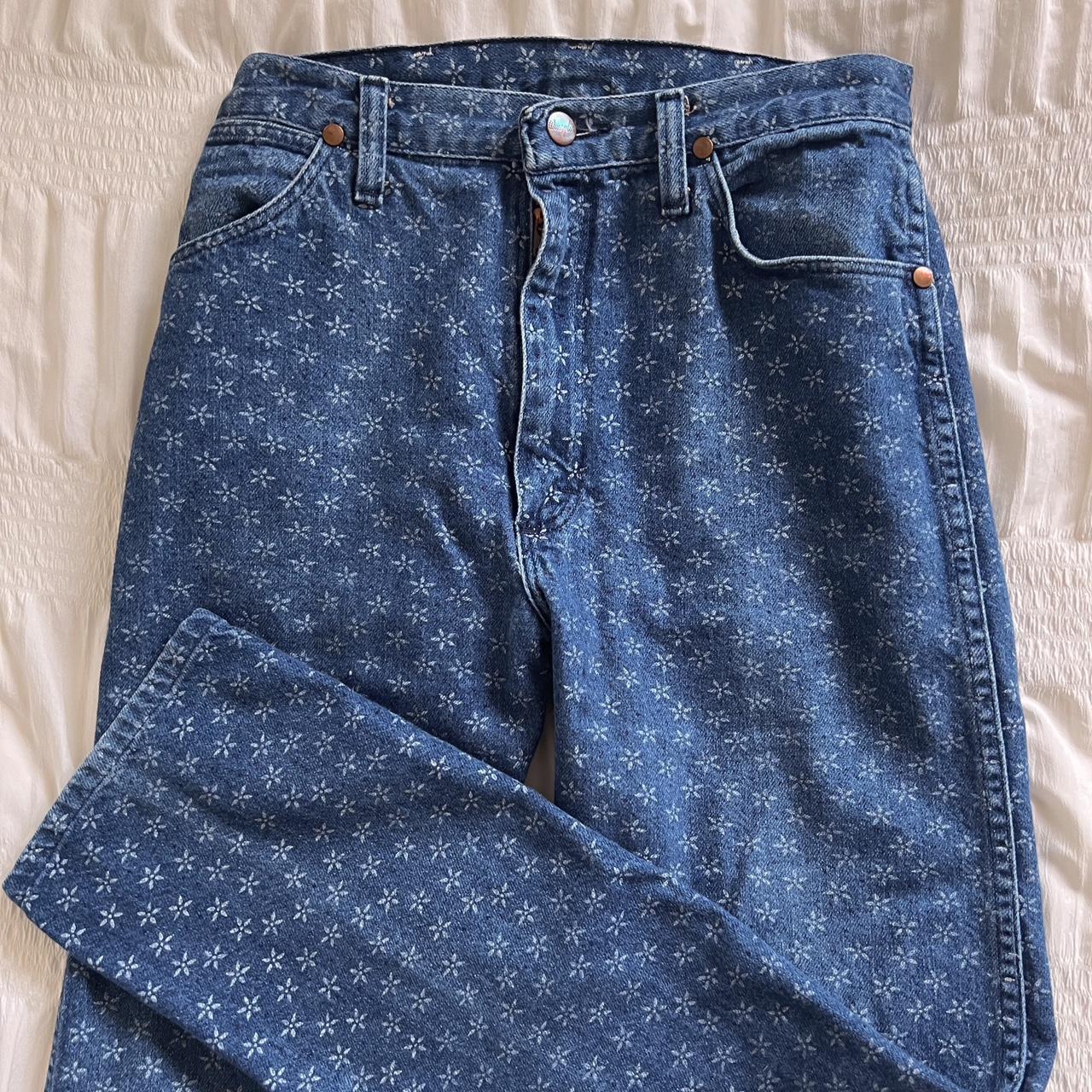 Floral wrangler jeans (28")