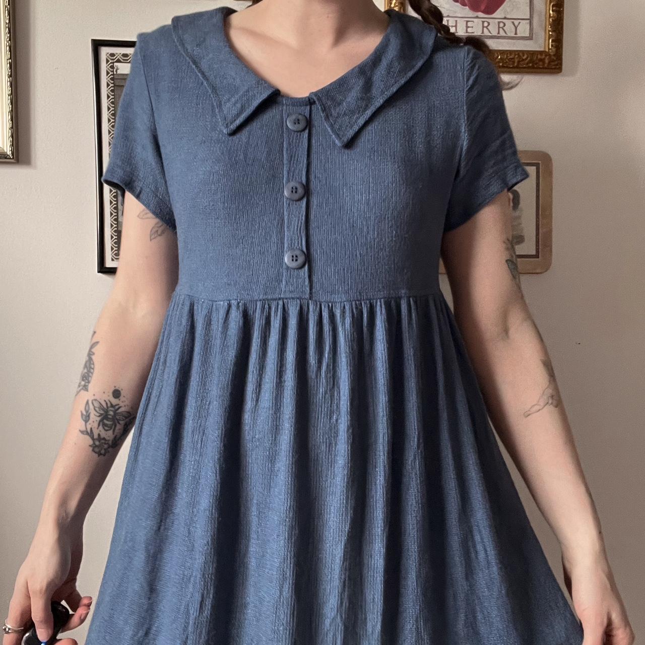 Vintage babydoll mini dress (L)