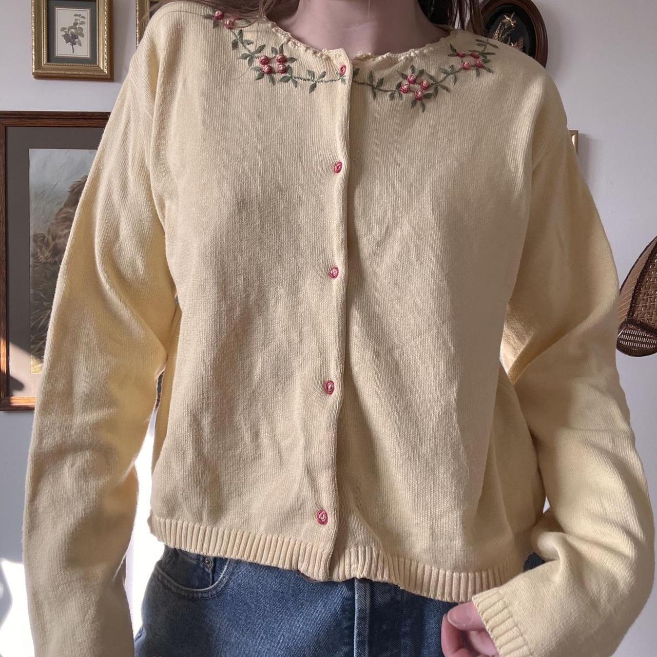 Butter cottage knit cardigan (L)