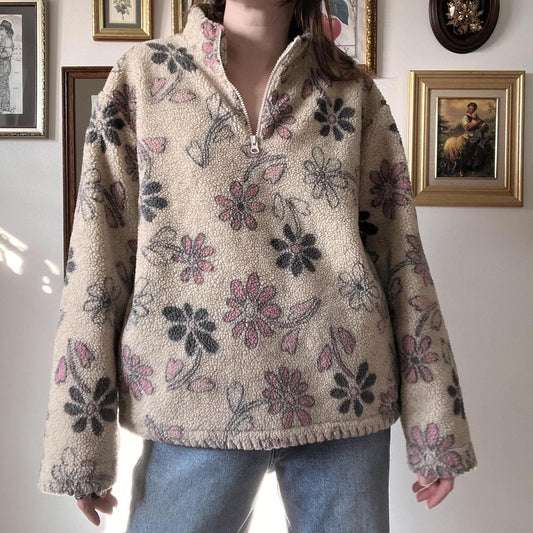 Woolrich daisies fleece (L)