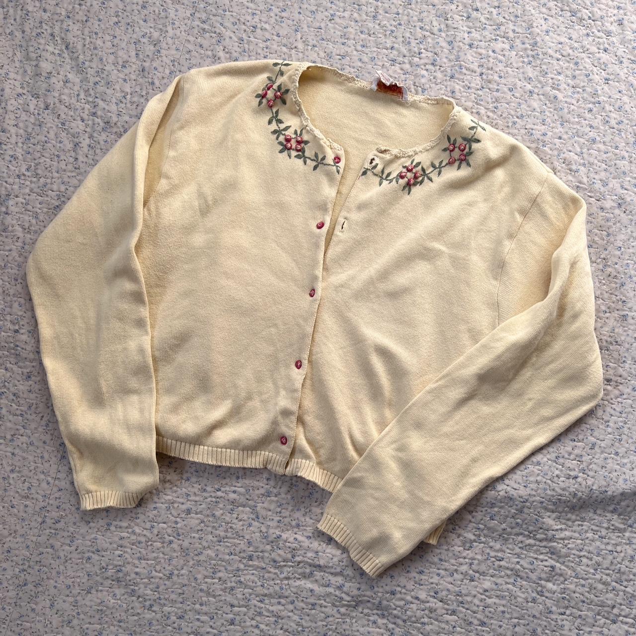 Butter cottage knit cardigan (L)