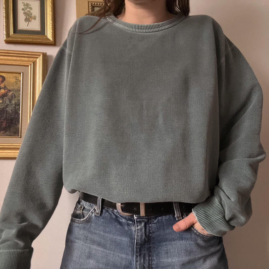 Dusk jade green sweatshirt (M)