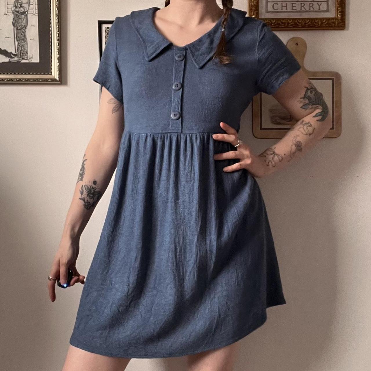 Vintage babydoll mini dress (L)