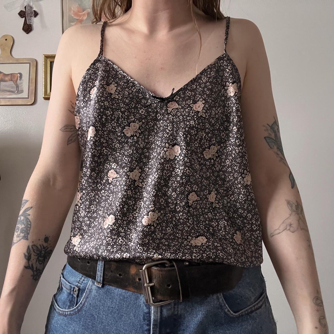 Vintage floral cami tank (XL)