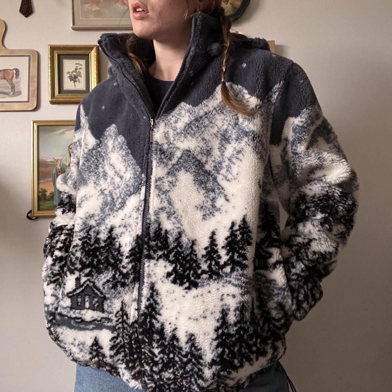 Cozy winter fleece jacket (L)