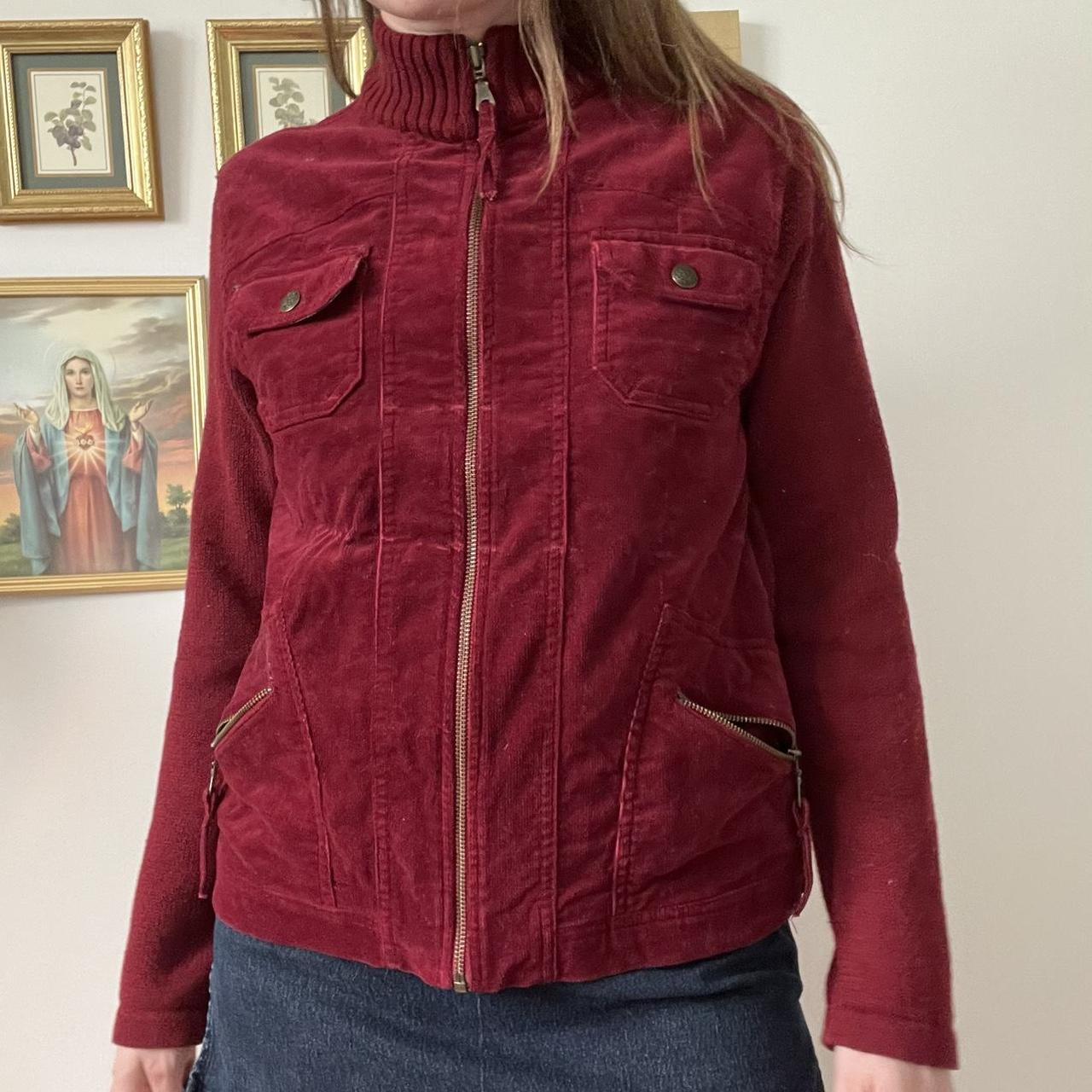 Cherry red jacket (S/M)