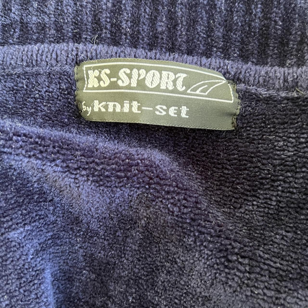 Vintage navy winter knit (S)