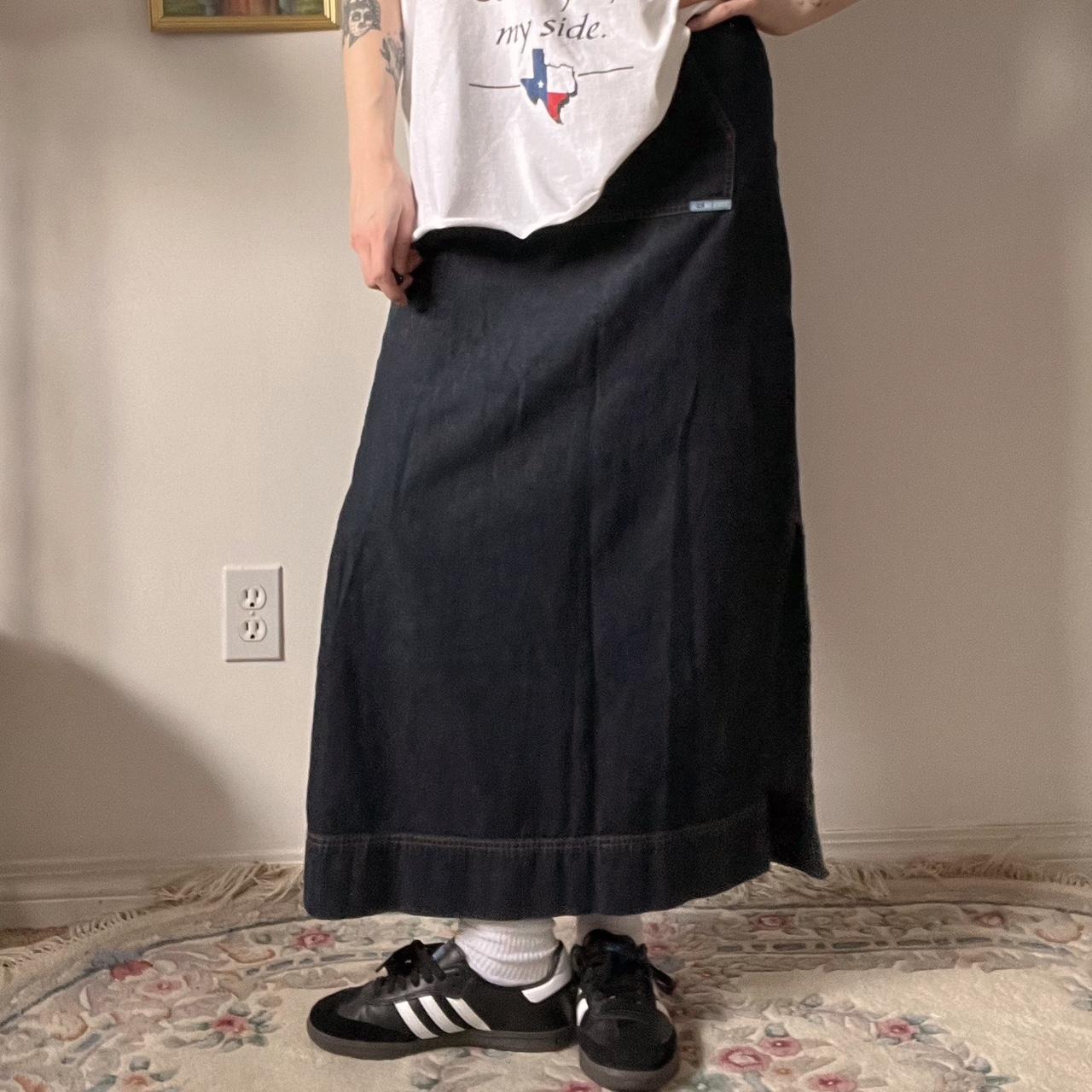 Denim maxi skirt (S/M)