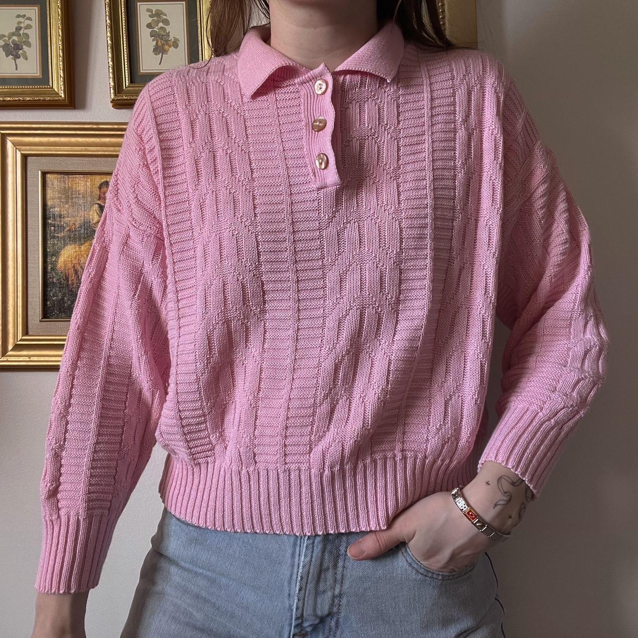 Little pink knit sweater (S)