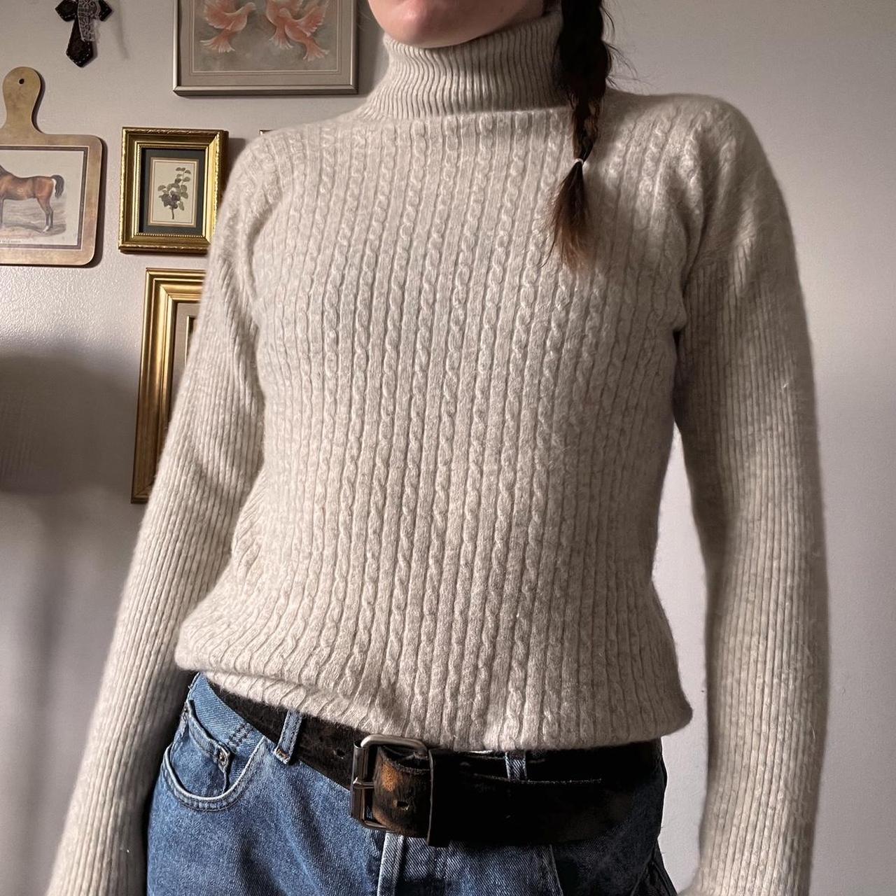 90s lambswool knit (M)