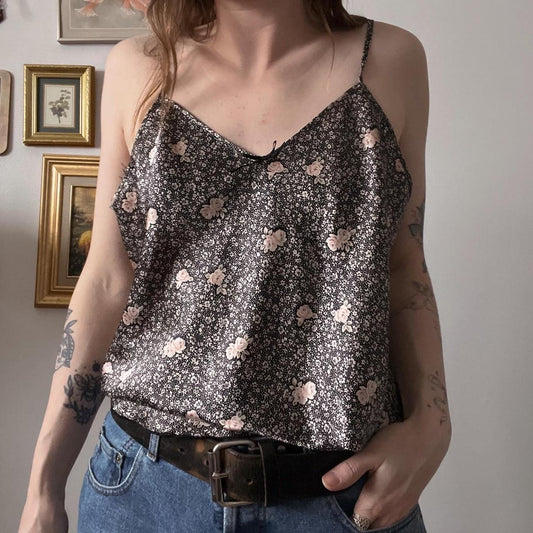 Vintage floral cami tank (XL)