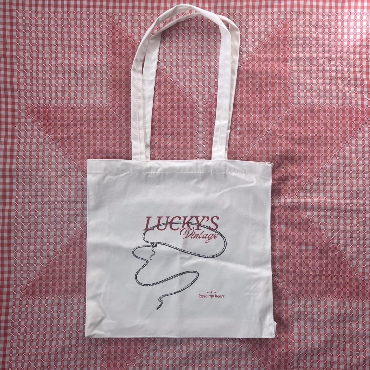 Lucky's lasso tote bag