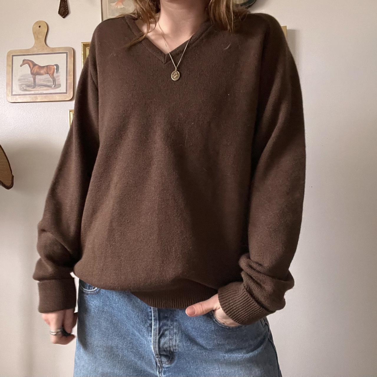 Chocolate brown 90s knit (XL)