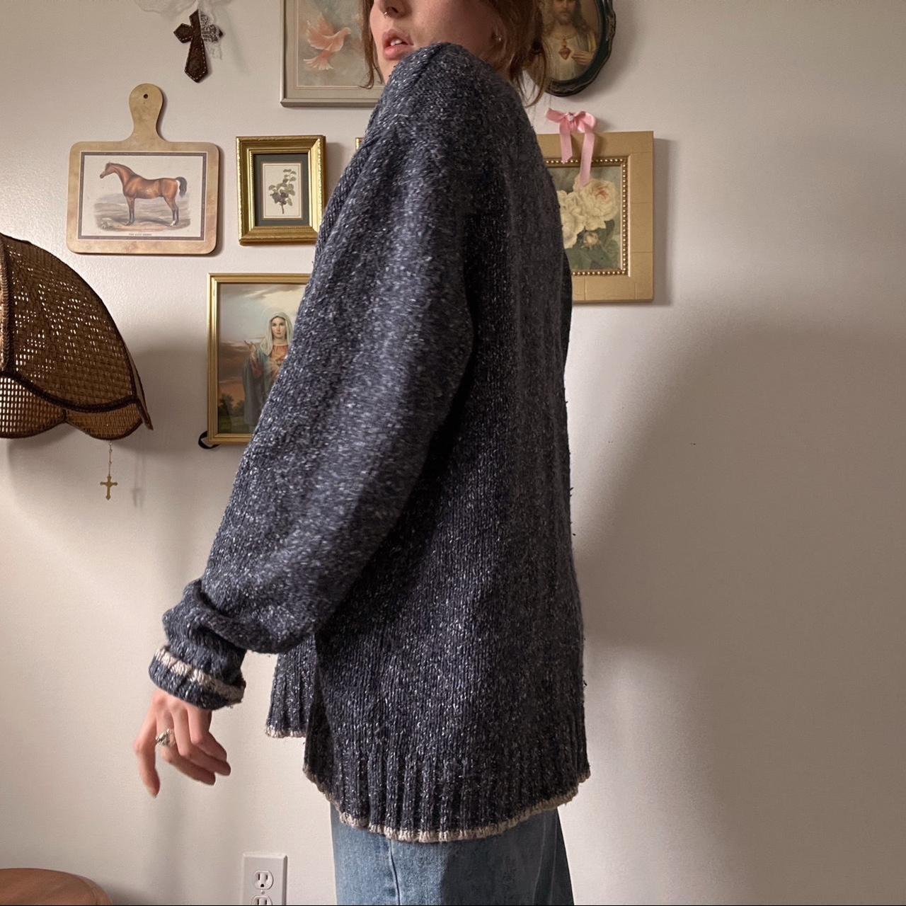 Speckled slouchy cabincore sweater (L)