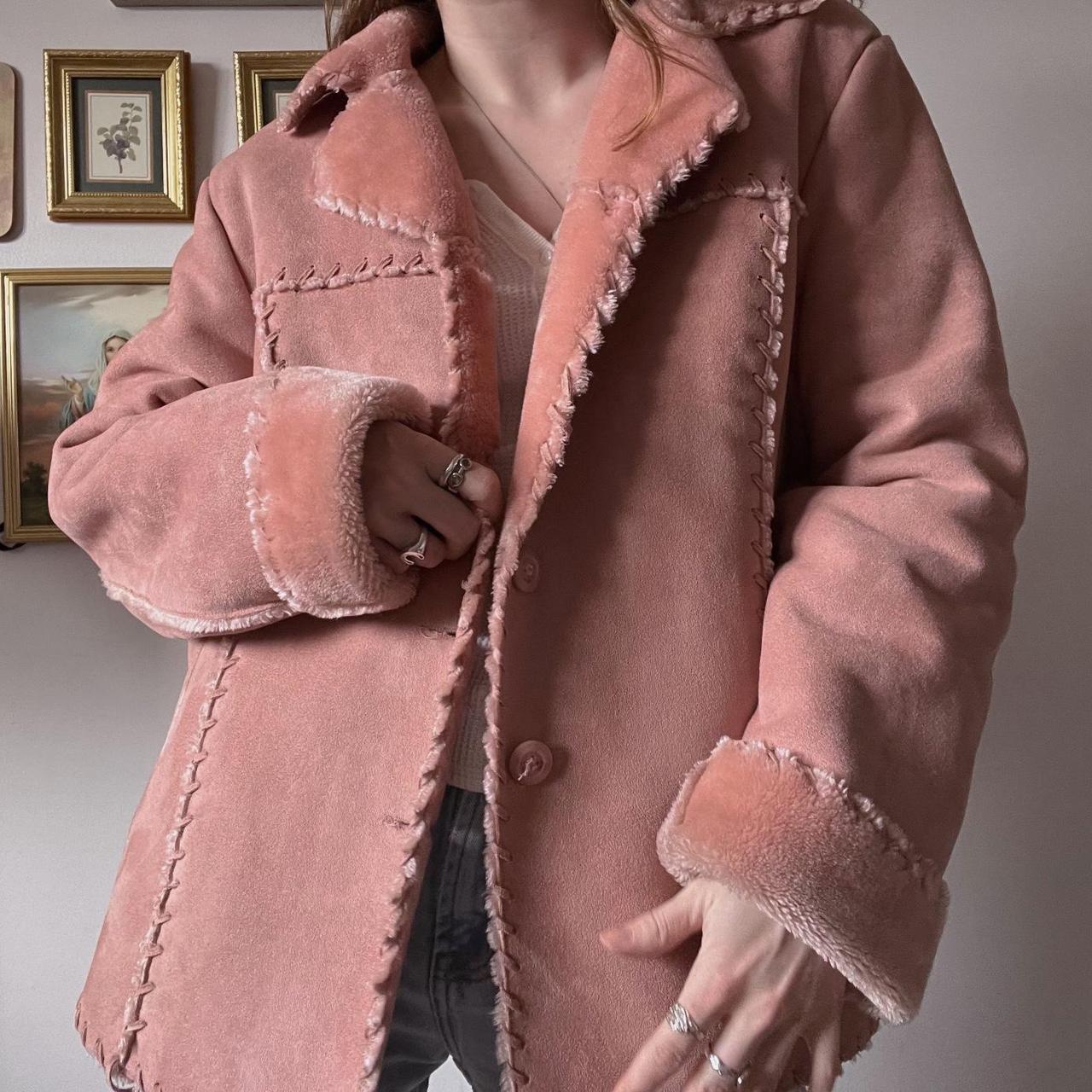 Cozy dusky pink jacket (XL)