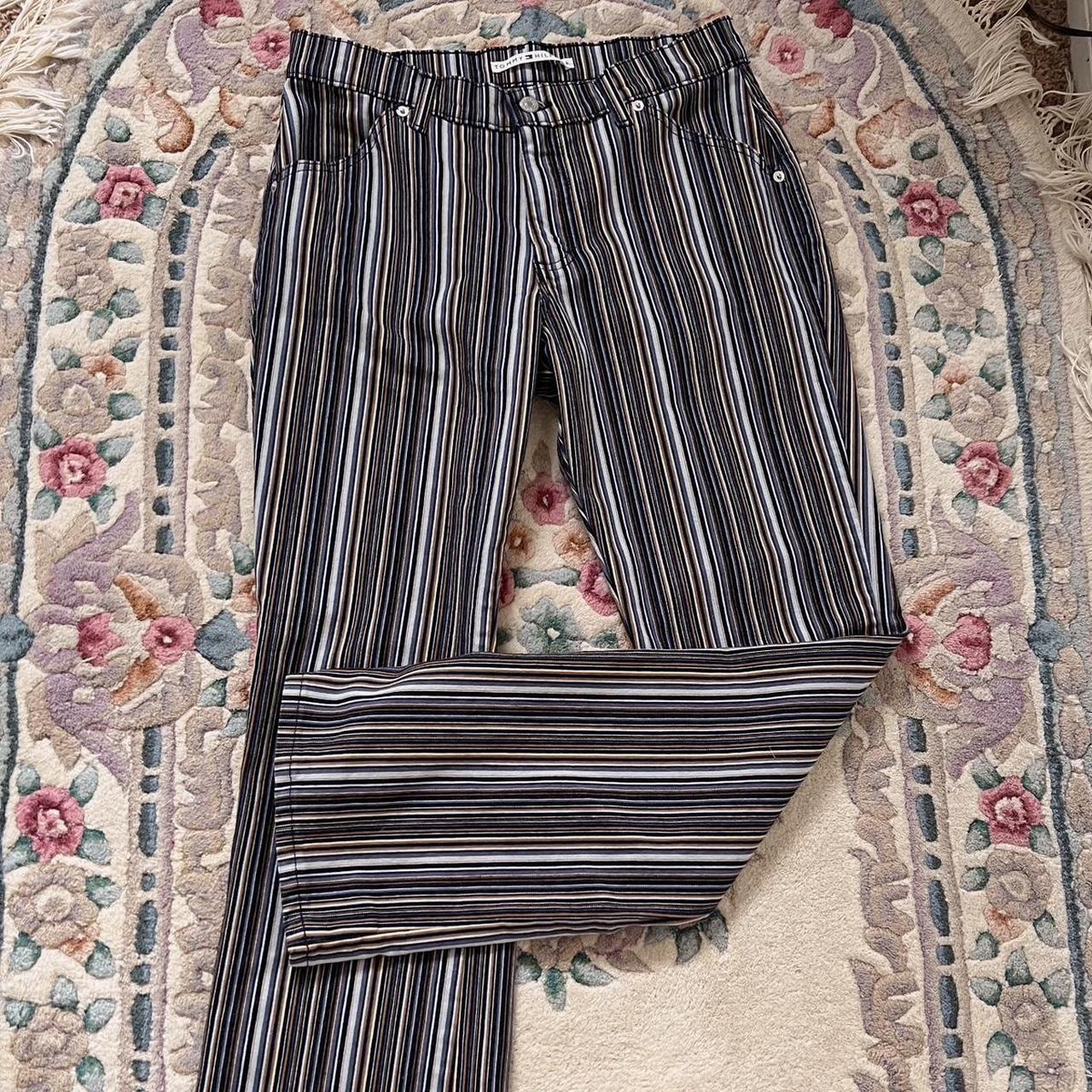 Whimsigoth striped pants (M)