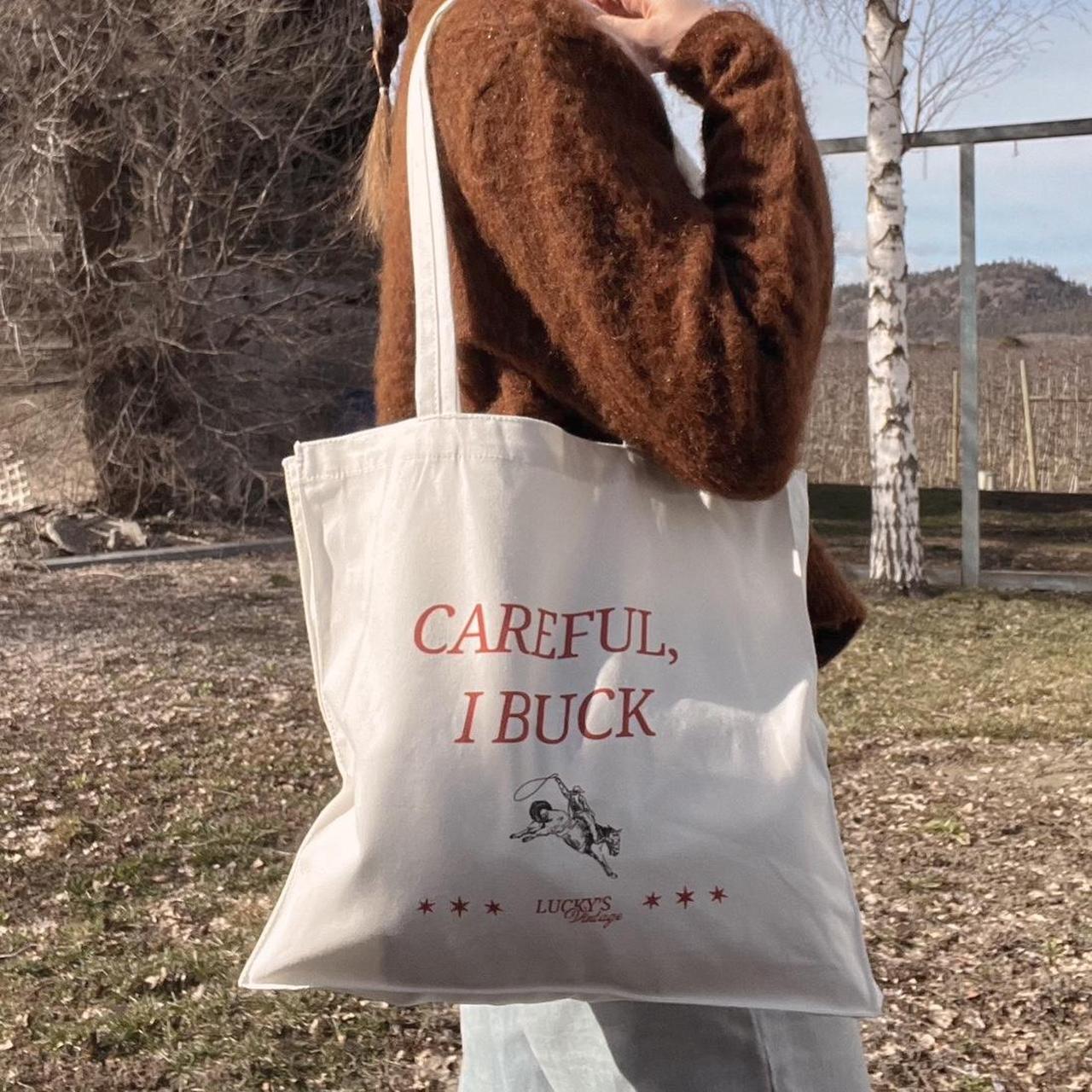 Lucky's buck tote bag