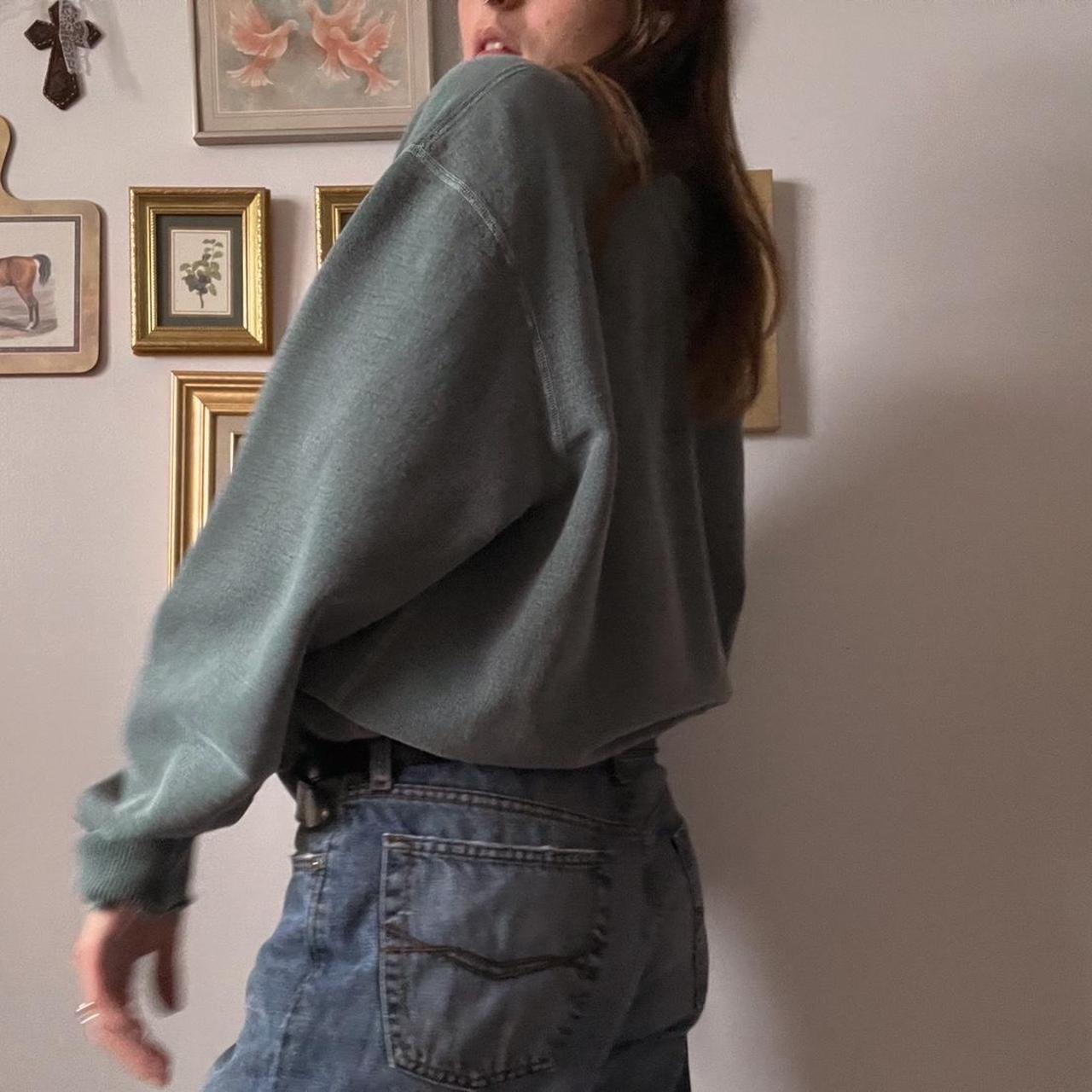 Dusk jade green sweatshirt (M)