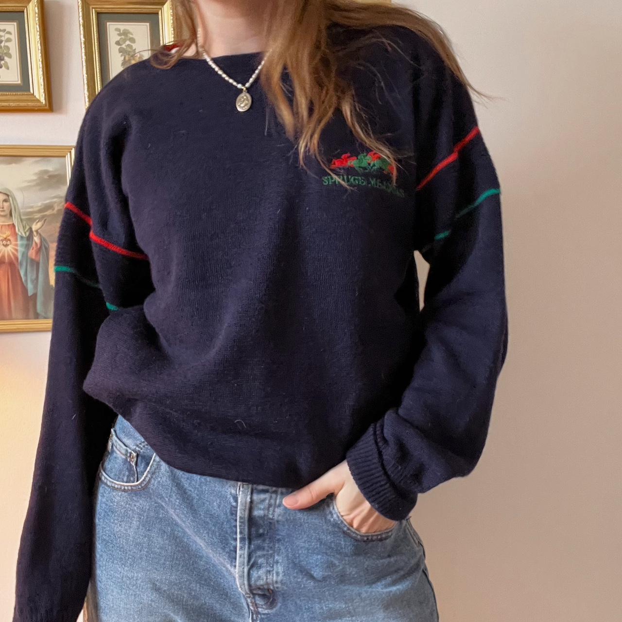 90s baggy knit sweater (M)