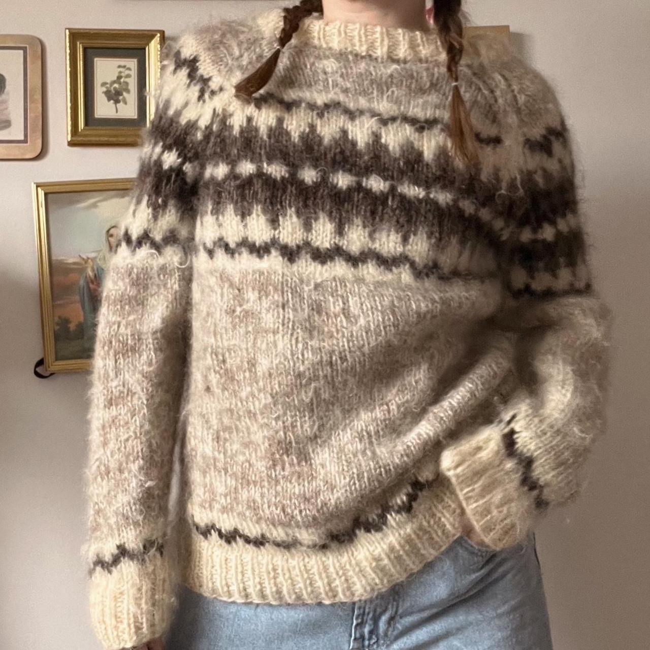 Chunky wool sweater (M)