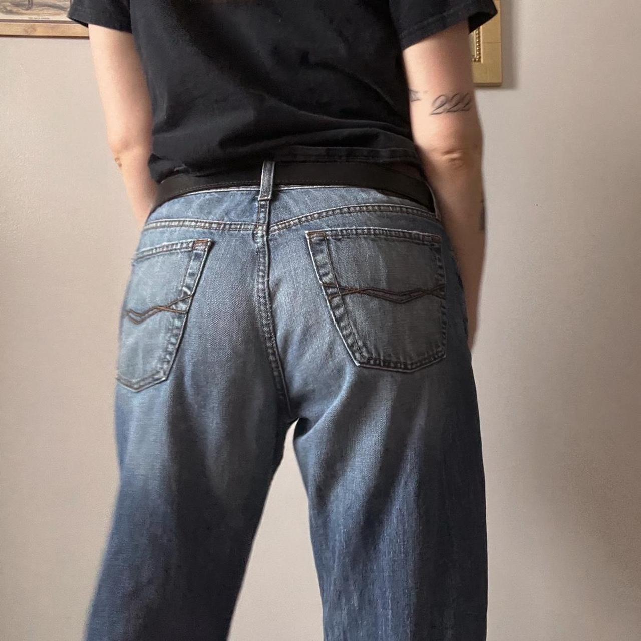 Wide leg baggy jeans (32")