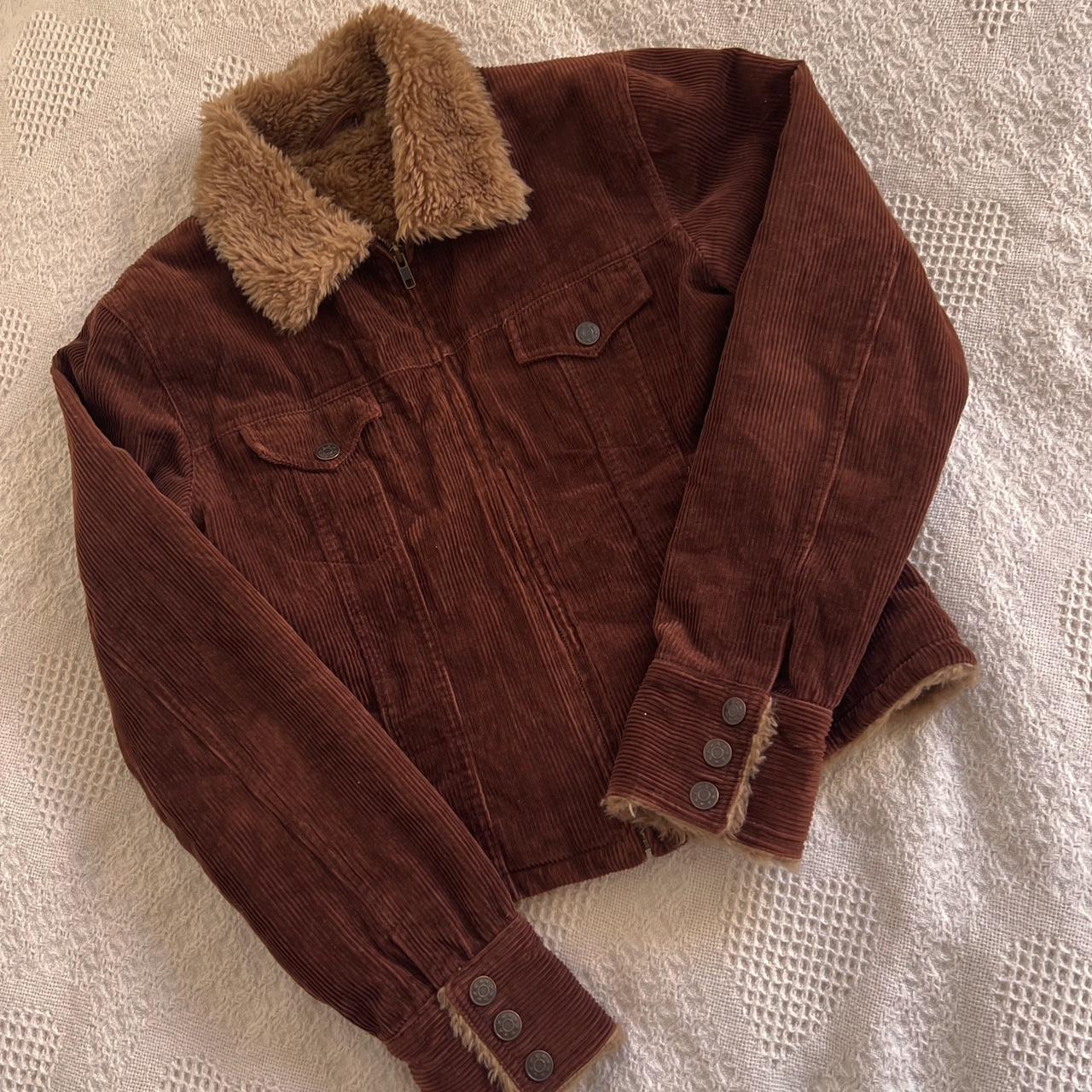 Brown corduroy jacket (S)