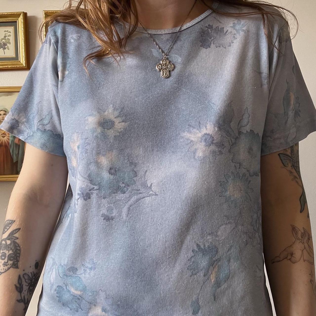 Baby blue cottage tee (M)