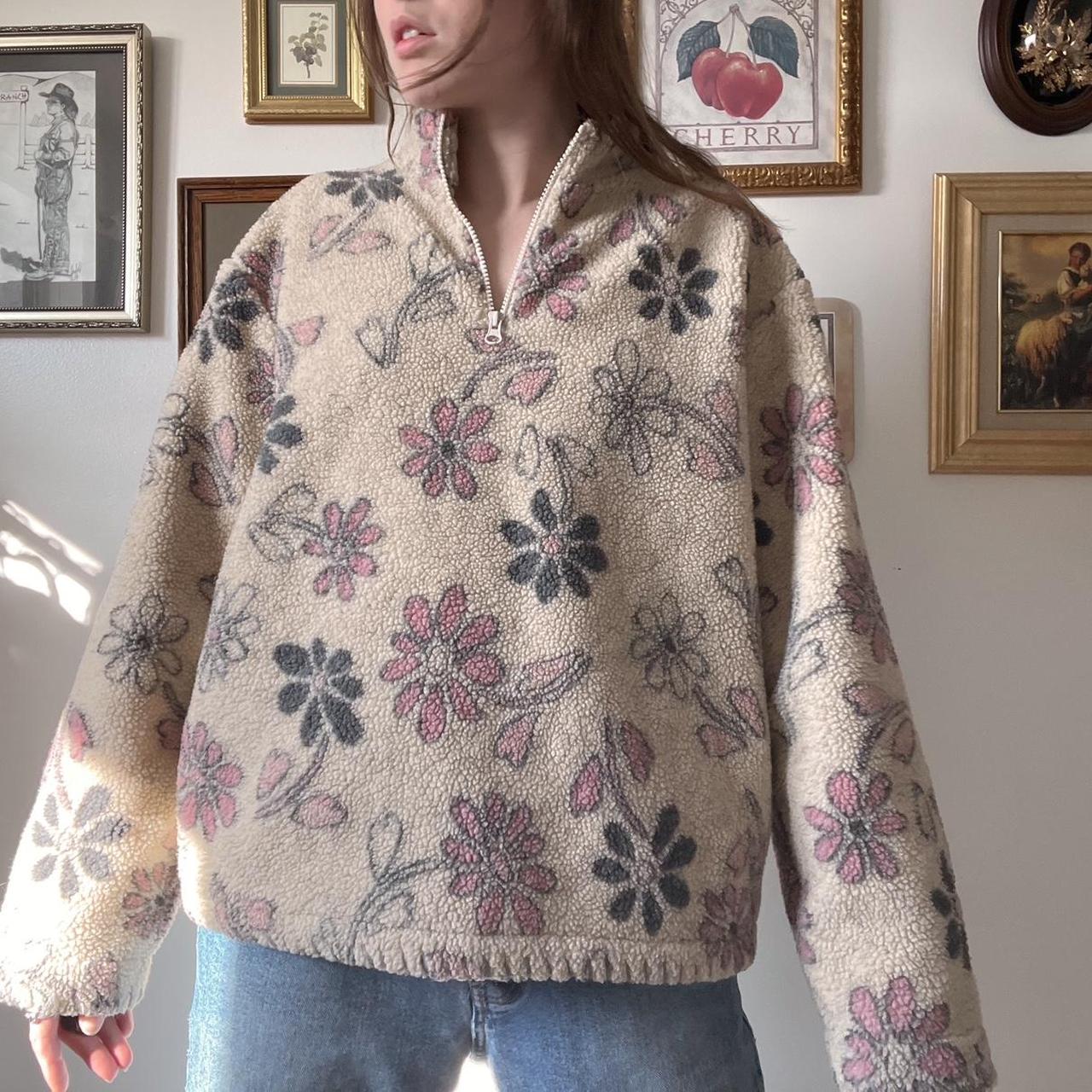 Woolrich daisies fleece (L)