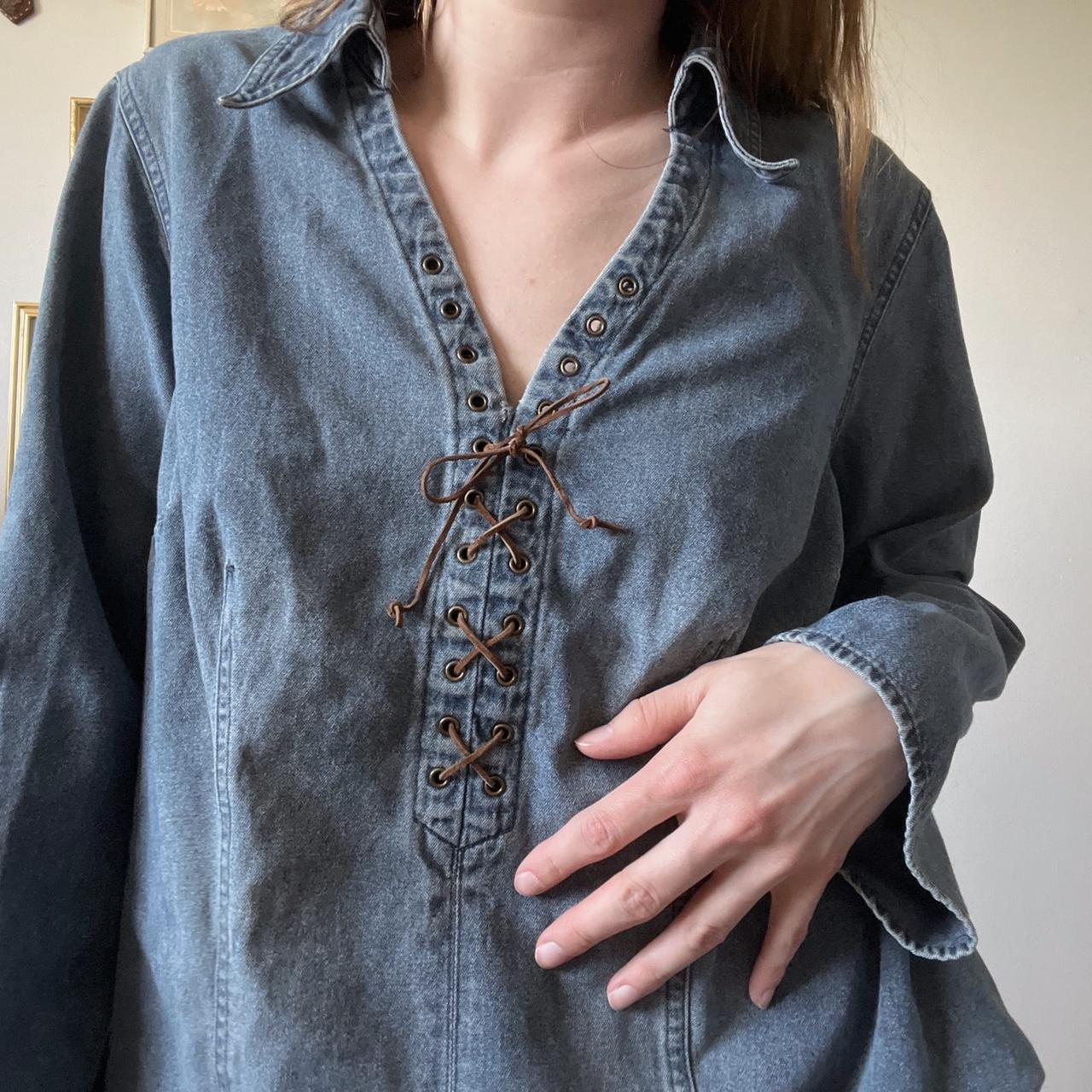 Vintage denim top (XL)