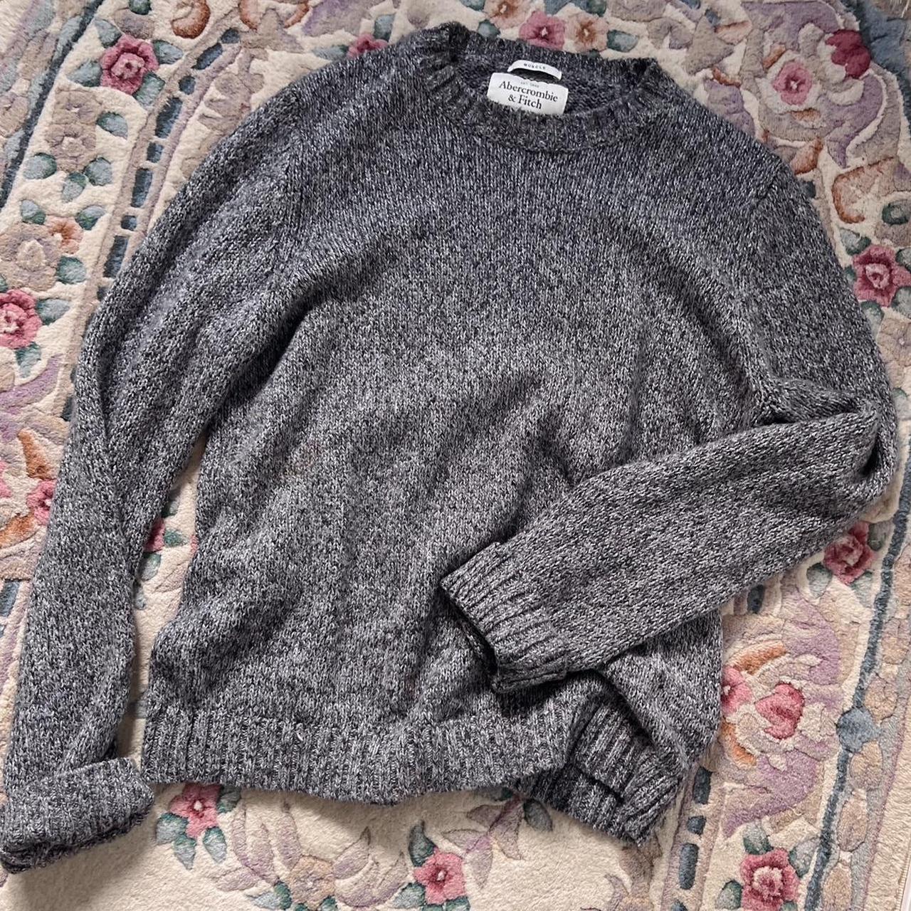 Wolf grey chunky knit (L)