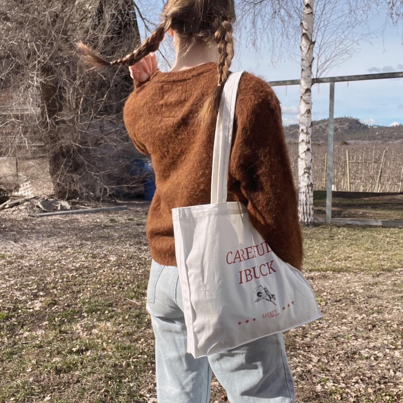 Lucky's buck tote bag