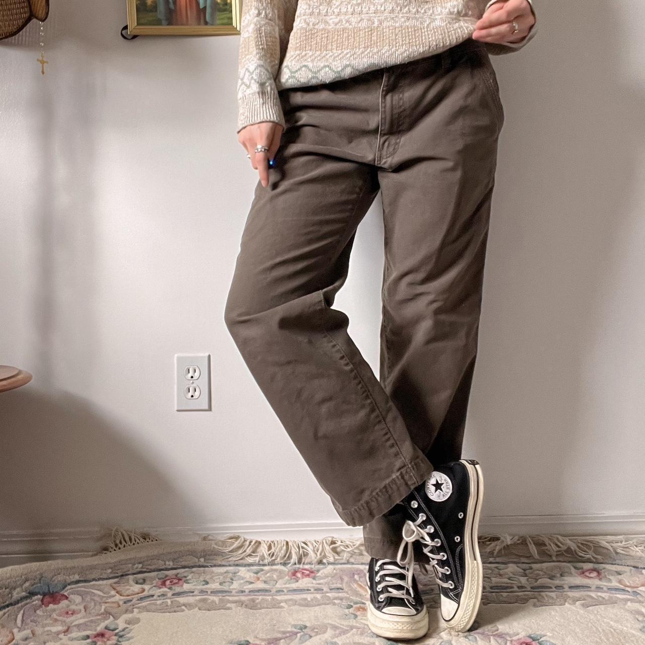 Slouchy brown cargo pants (32")